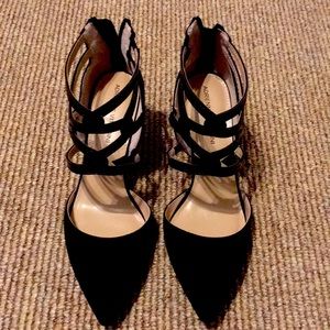 ADRIENNE VITTADINI FAUX SUEDE HEELS